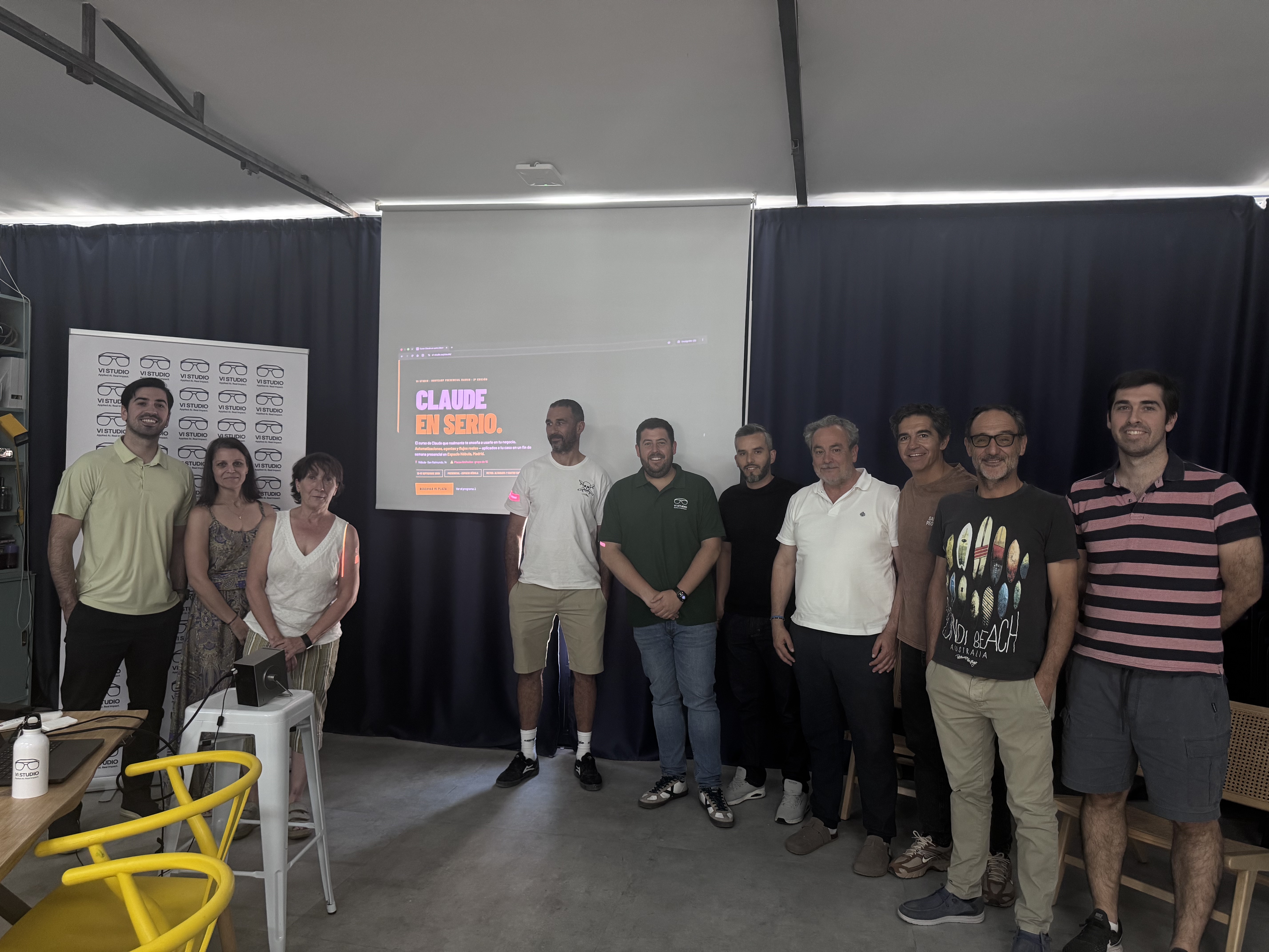 Sesión práctica del curso Claude en Serio — 1ª edición, Madrid, junio 2026